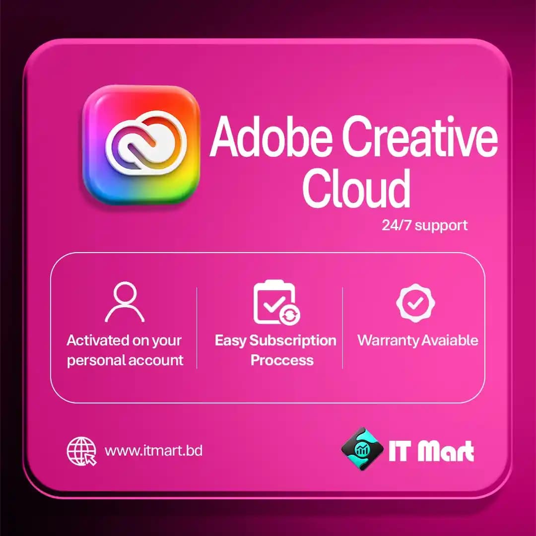 Adobe Creative Cloud Subscription Price in Bangladesh