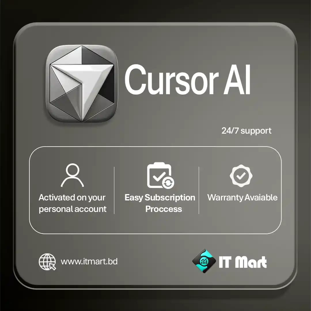 Cursor AI Pro, Pro Plus & Ultra Best Price in Bangladesh