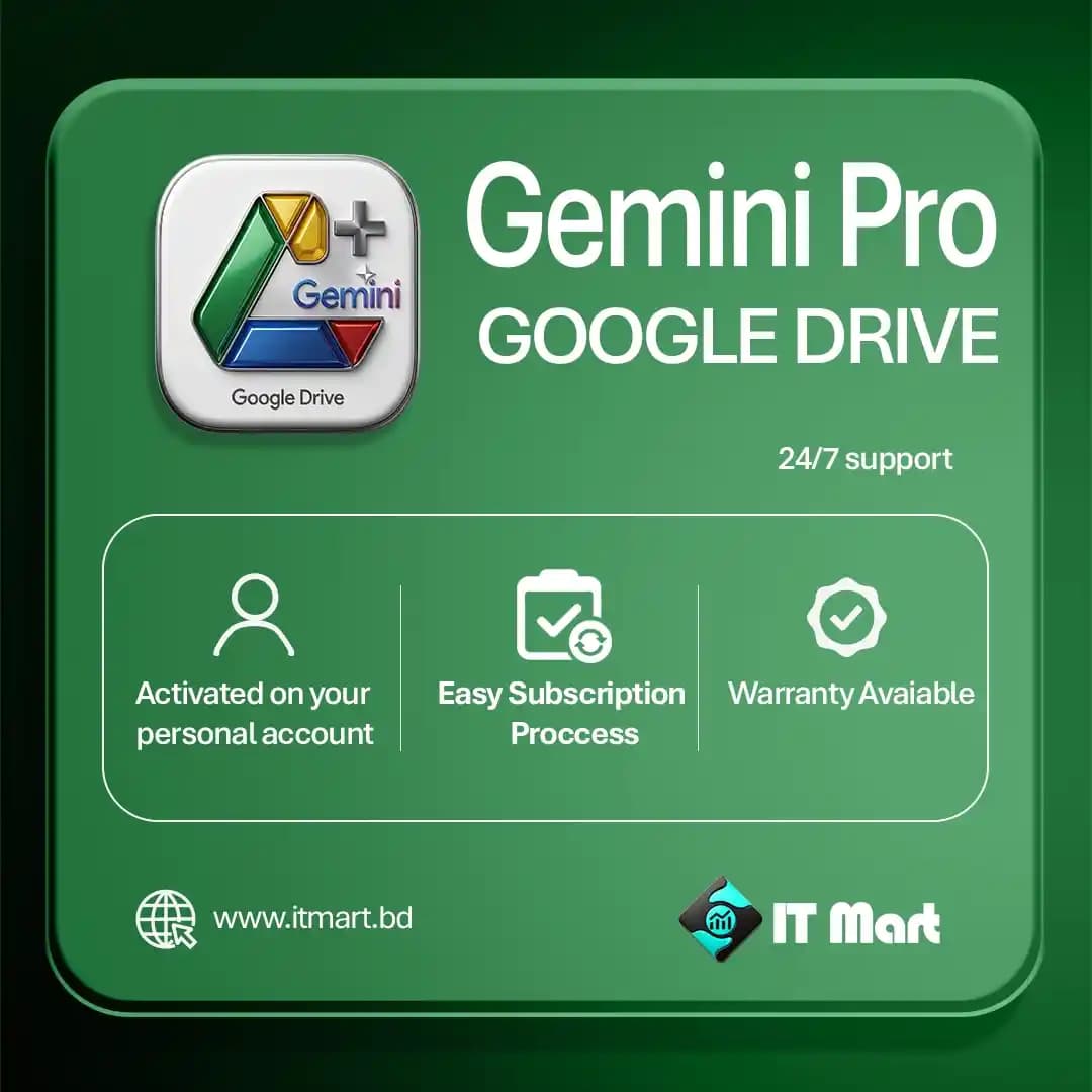 Gemini Pro with 5TB Google Drive Best Price in Bangladesh
