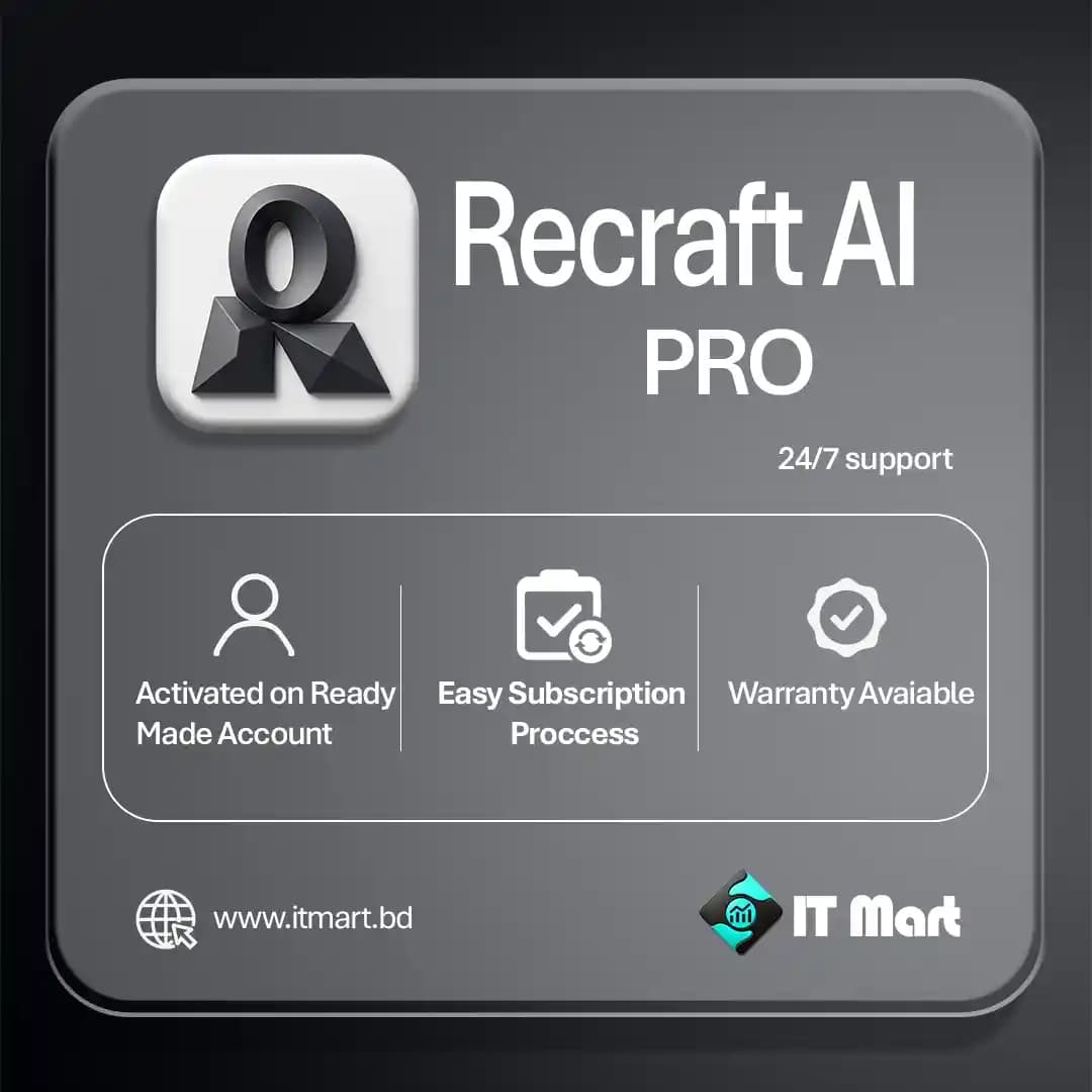 Recraft Ai Pro Features & Price in Bangladesh
